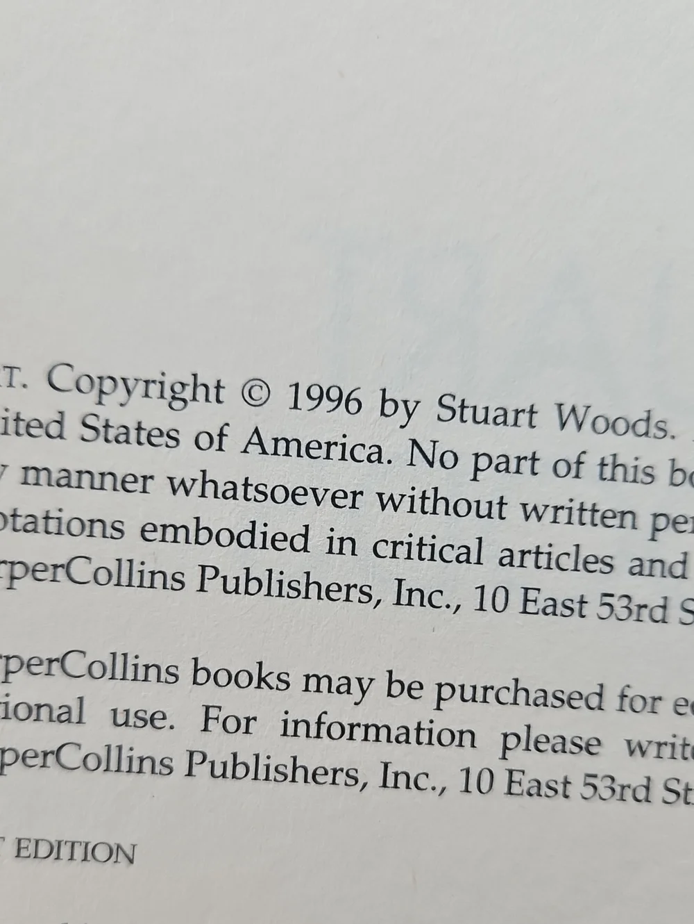 Dirt By Stuart Woods Hardback